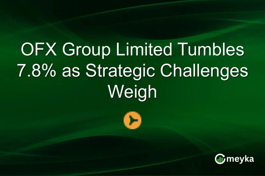 Ofx Falls 7.8% to A$0.53 as Platform Spending Weighs