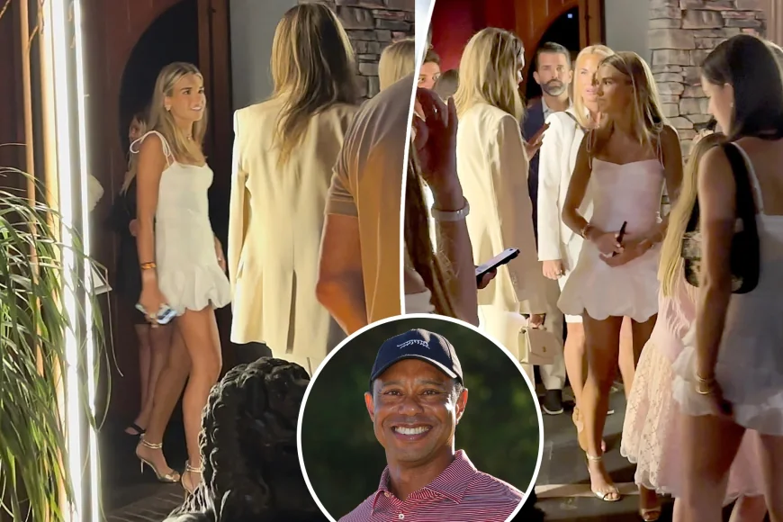 Tiger Woods Arrives Late at Kai Trump Graduation With Vanessa Trump