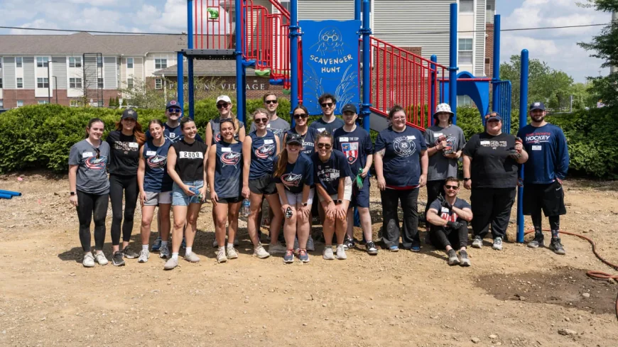 Columbus Foundation Opens 14th Blue Jackets Learning Center Play Space