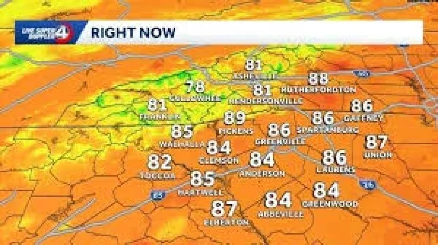 Summer warmth holds as Myrtle Beach Weather turns stormier Thursday