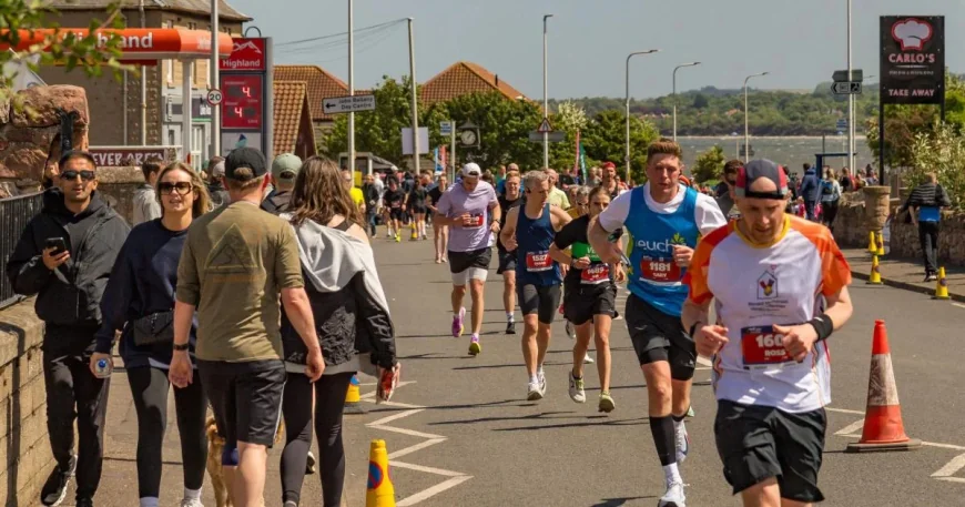 East Lothian road closures start at 5am for Edinburgh Marathon 2026
