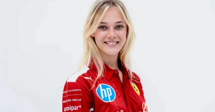 Alba Larsen Unveils Light Blue Montreal Helmet for Canadian GP