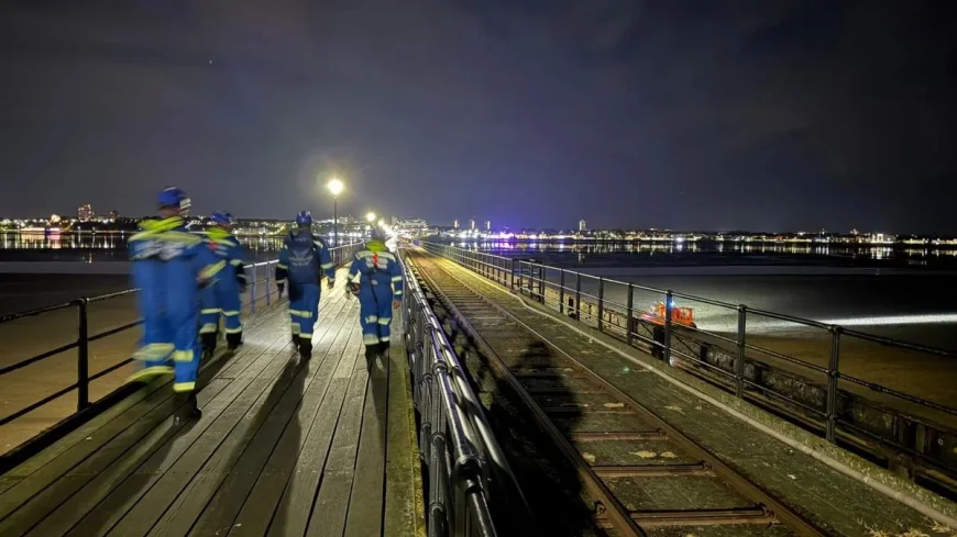 Crews Search Southend On Sea Pier After Two-Man Report