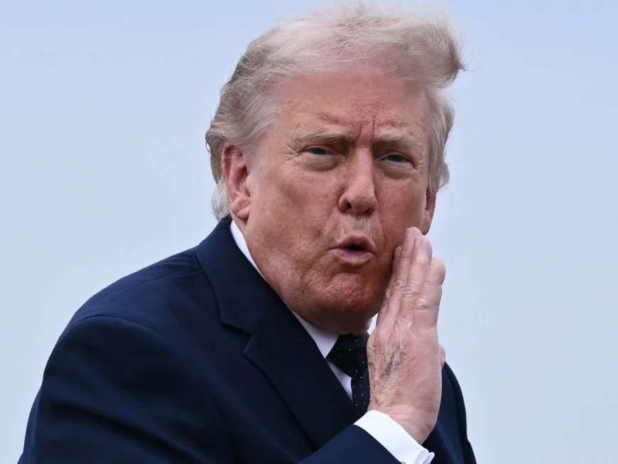 Trump Posts Flag Of The United States Over Iran on Saturday