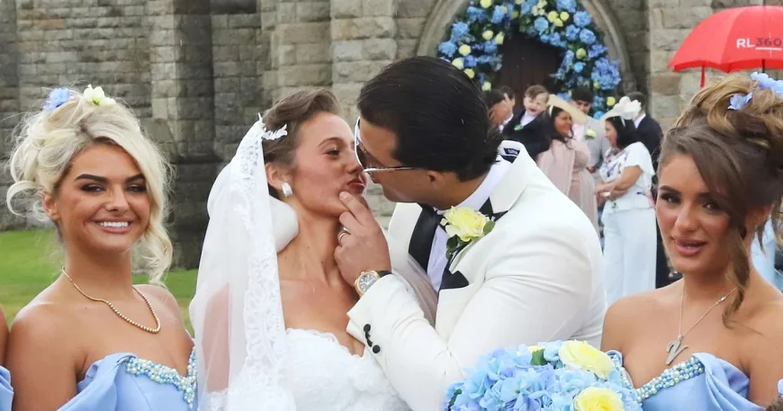 John Fury watches Venezuela Fury marry Noah Price in Isle of Man