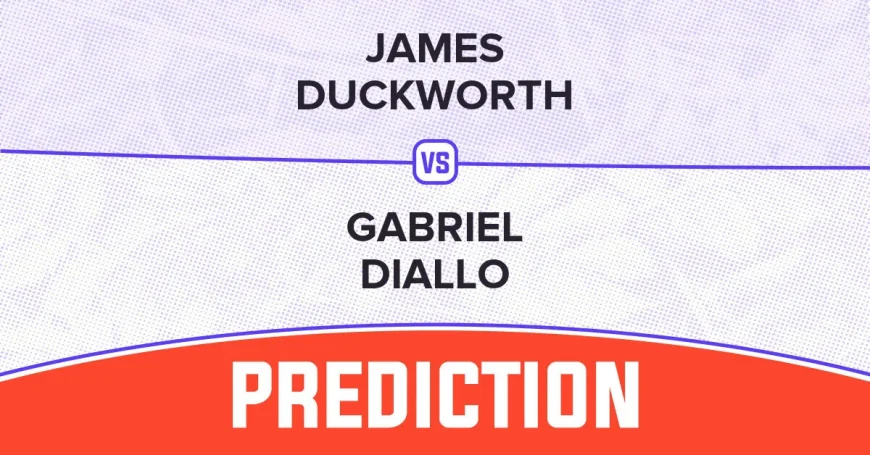 Gabriel Diallo Holds 60% Edge Over Duckworth in French Open Opener
