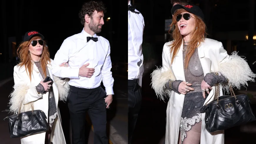 Natasha Lyonne Wears Sheer Look at Cannes With Matthew Avedon