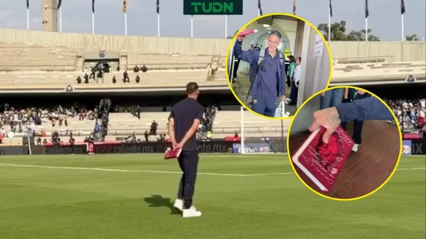 Daniel Aguilar Visits Uriel Antuna at Cantera Before Final