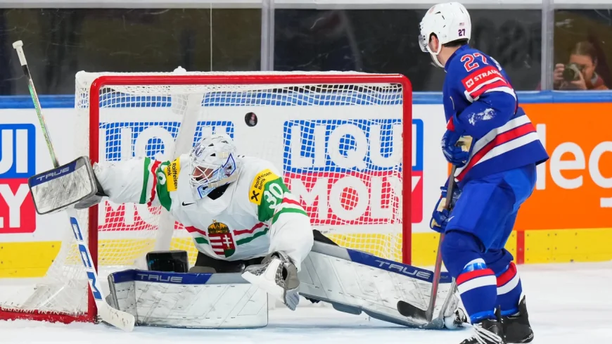 Matthew Tkachuk Leads U.S. Past Hungary 7-3 at Iihf World Championship Usa Hungary