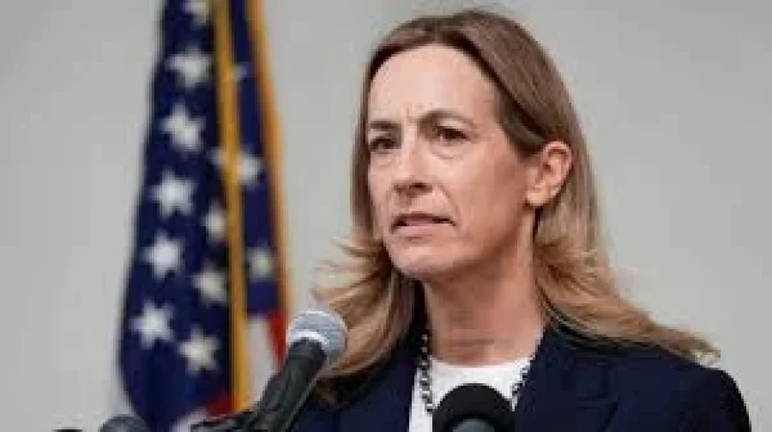 Mikie Sherrill protests Delaney Hall on Memorial Day with Andy Kim