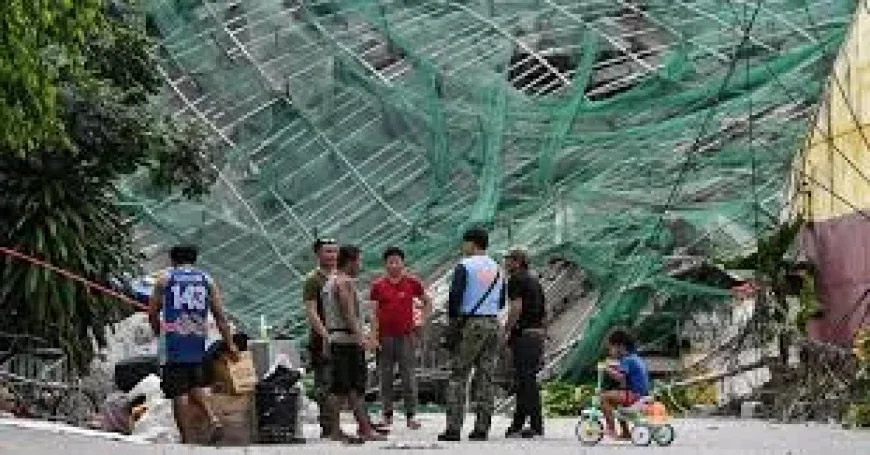 Philippine Rescuers Pull Three From Collapse in Angeles City — Collapsed Building Angeles Philippines News