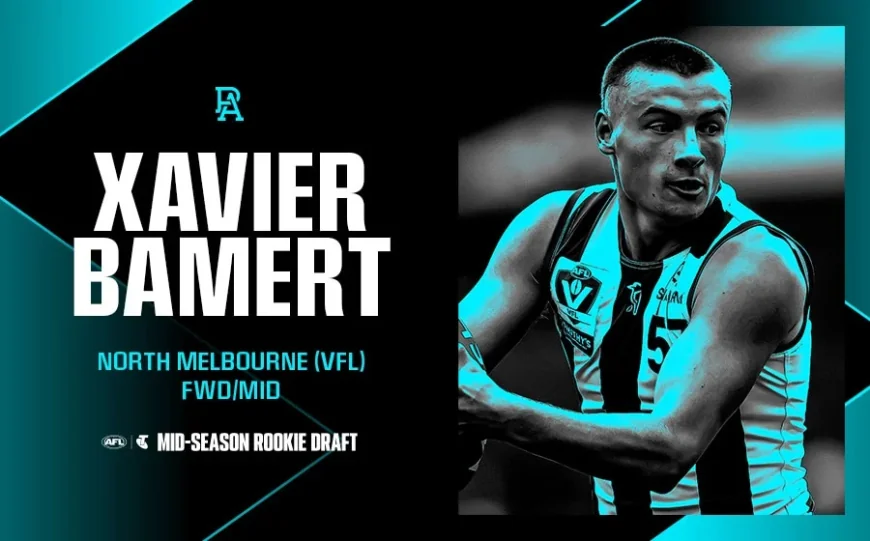Alex Van Wyk Goes to Port Adelaide at Pick 14