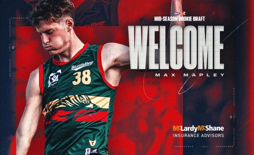 Max Mapley Lands at No.19 as Melbourne Adds Ruck Depth