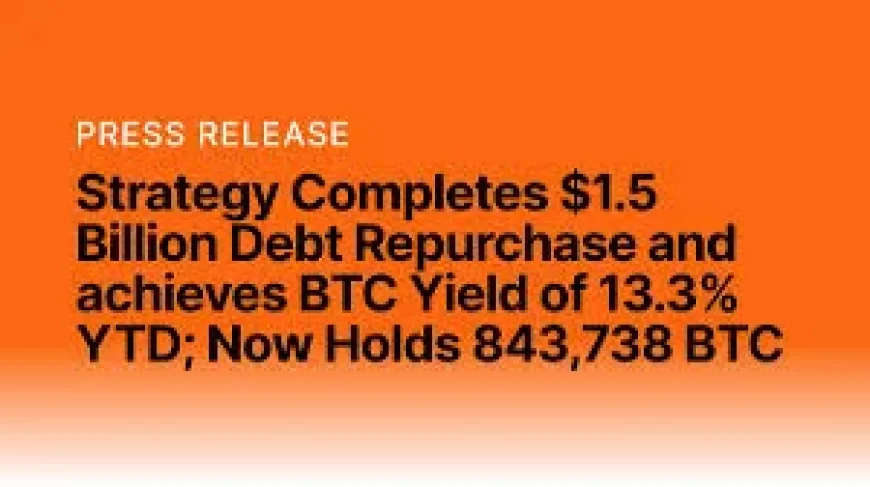 Michael J. Saylor Builds 843,738 BTC on $8.2 Billion Debt