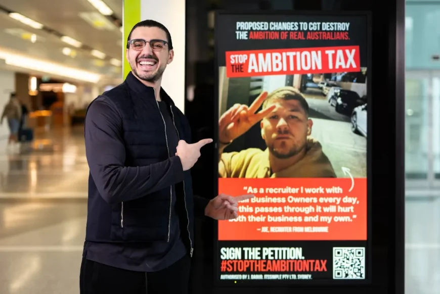 Joseph Daoud Spends $17,500 on Albanese Government Capital Gains Tax Billboards
