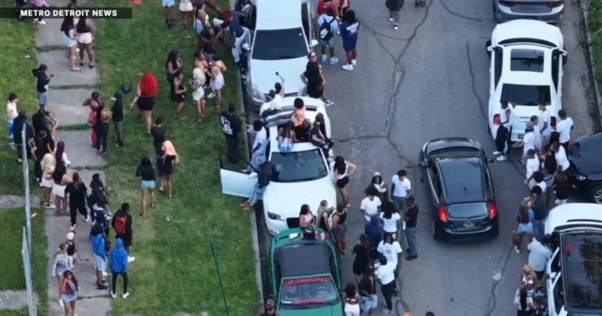 Detroit Police Act on Memorial Day Teen Takeovers at Peterson Park