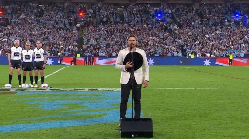 Robbie Mortimer Draws Backlash at State Of Origin 2 Anthem