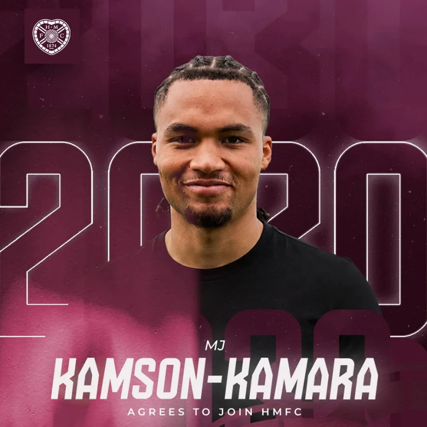 Kamson Kamara Joins Hearts on Deal Until 2030