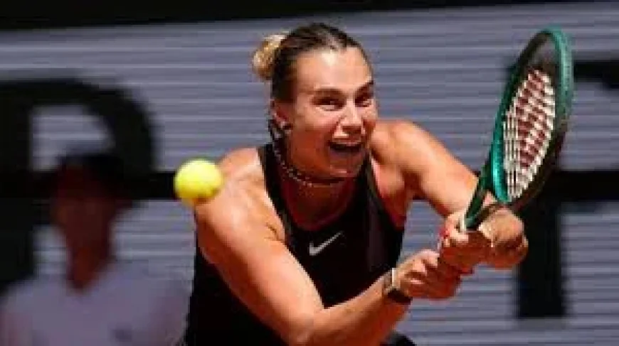 Sabalenka Beats Bouzas Maneiro as French Open Sabalenka Jewelry Shines
