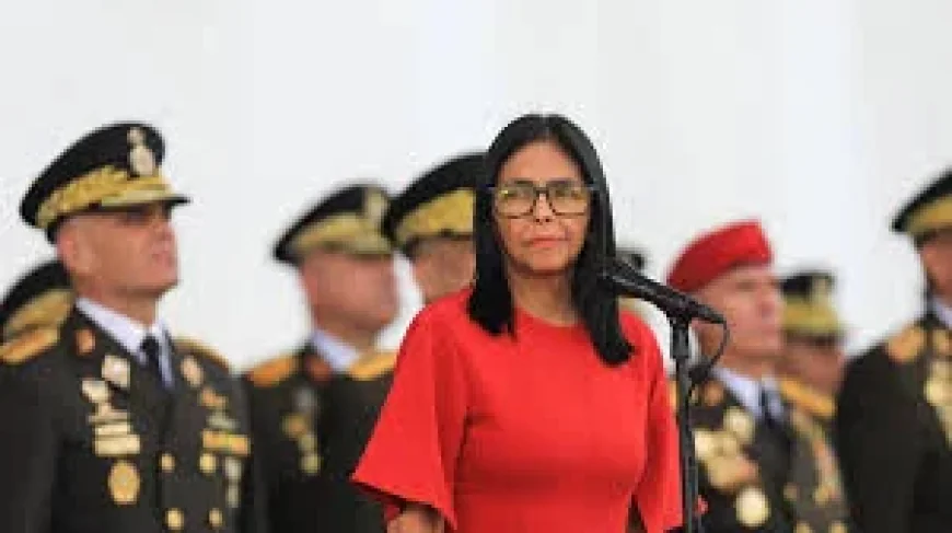 Delcy Rodriguez pide en Anzoátegui levantar 27 May sanciones
