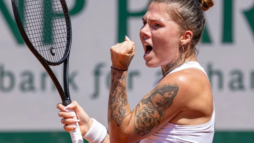 Underarm Serve Seals 7-6 Win for Oleksandra Oliynykova — Kim Birrell Vs Oleksandra Oliynykova