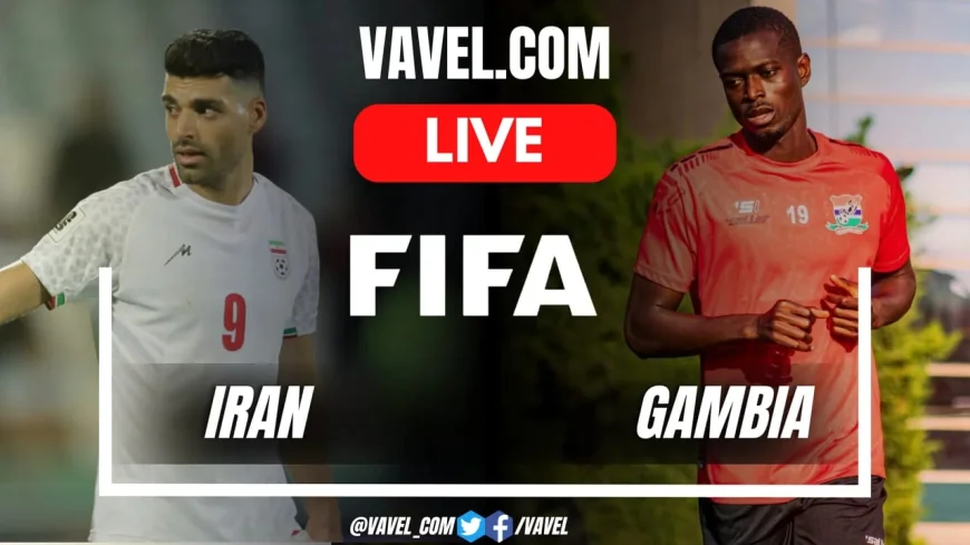 Iran Vs Gambia Begins 0-0 at Mardan Sports Complex