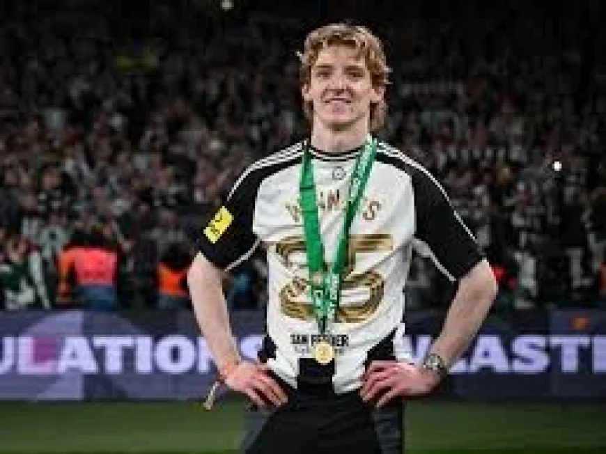 Anthony Gordon Spanish: Barcelona Sign Forward From Newcastle United
