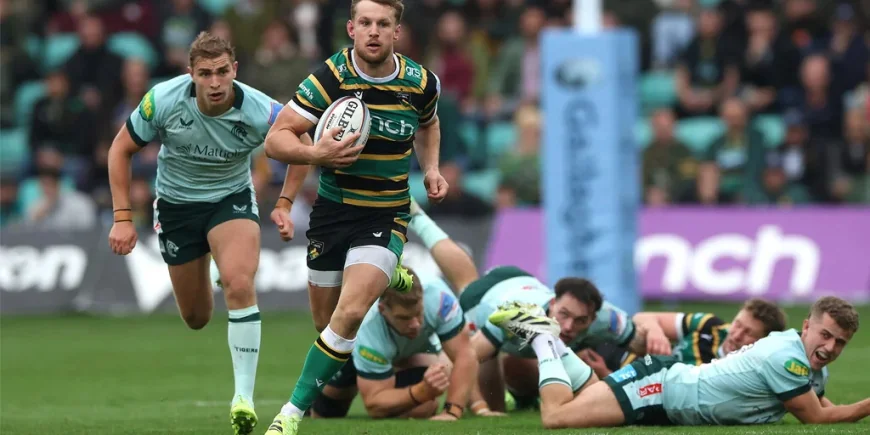 Rory Hutchinson nears 200th Northampton Saints appearance against Gloucester Rugby