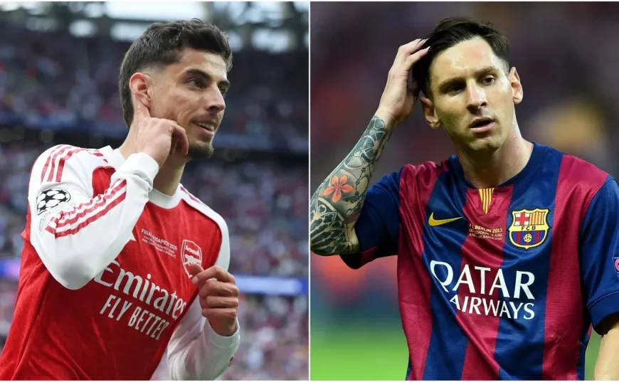 Kai Havertz Scores Again in Ucl Score Final for Arsenal