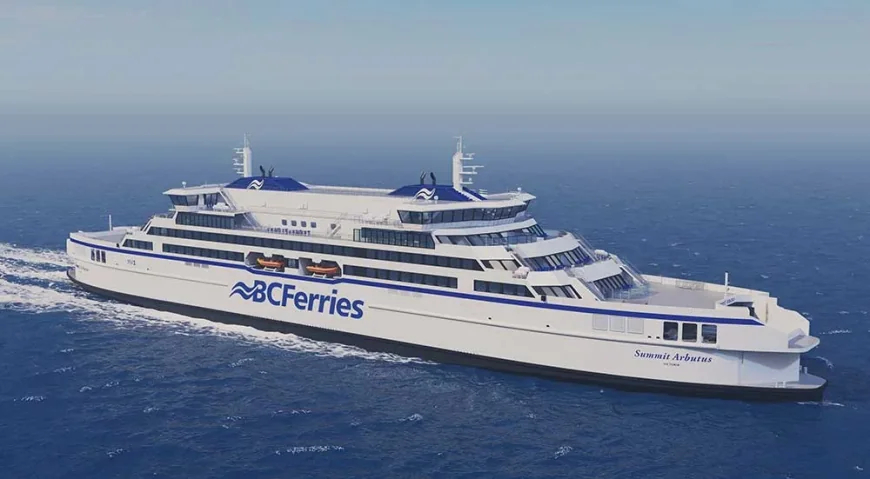 Bc Ferries names four Summit-class vessels, explores mobile ordering