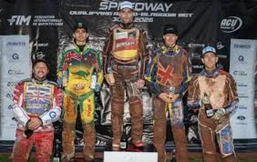 Kai Huckenbeck Wins Glasgow Fim Sgp Challenge Qualifiers With 15-Point Maximum