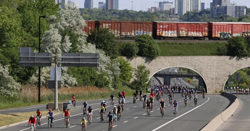 Ashley Curtis Says 10,000 Cyclists Will Close DVP for Bike For Brain Health