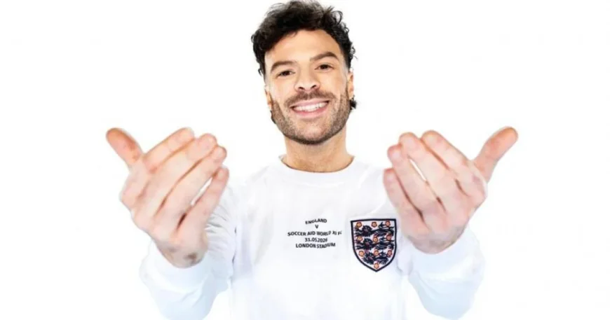 Jordan North Sets Soccer Aid Debut with Wayne Rooney