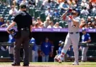 Jesús Sánchez Leaves After Ball Hit at Camden Yards — Sanchez Hit By Ball