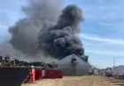 Brampton Fire Sends Thick Smoke Over Pearson Airport