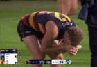 Jordan Dawson Adelaide Crows Overcome with Tears After Round 13