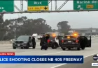 LAPD Shooting Closes 405 Freeway Closure Northbound Lanes