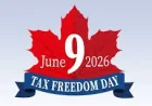 Fraser Institute Says Tax Freedom Day Hits June 9, 2026