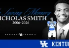 Nic Smith Dies at 2006-2026 as UK Football Mourns Sophomore