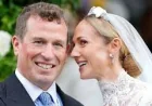 Anne, Princess Royal present Peter Phillips, Harriet Sperling portraits after June wedding