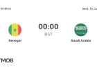 Senegal Vs Saudi Arabia Set for June 9 Friendly at 23:00 UTC