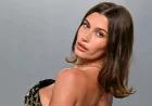 Hailey Bieber Shares Rhode Beach Campaign Photos in Brown Bikini