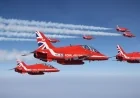 Red Arrows Flight Path Today 2026: East Midlands Airport landing set for 1.32pm