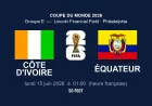 Côte D'ivoire – équateur programmé le 15 juin à 01:00 sur beIN Sports
