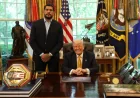 Tom Aspinall watches Pereira, Gane set for White House interim title