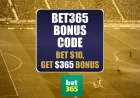 Bet365 Offers $365 on $10 Wager for New Players