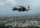 Fuerza Civil Flyovers Secure Estadio Monterrey, Guadalupe Before World Cup Match