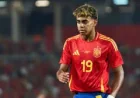Lamine Yamal on Spain bench for Group H opener
