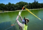 Workers Dump 12% Hydrogen Peroxide into Hydrogen Peroxide Reflecting Pool