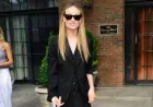 Olivia Wilde Wears Black Outside The Bowery Hotel in New York